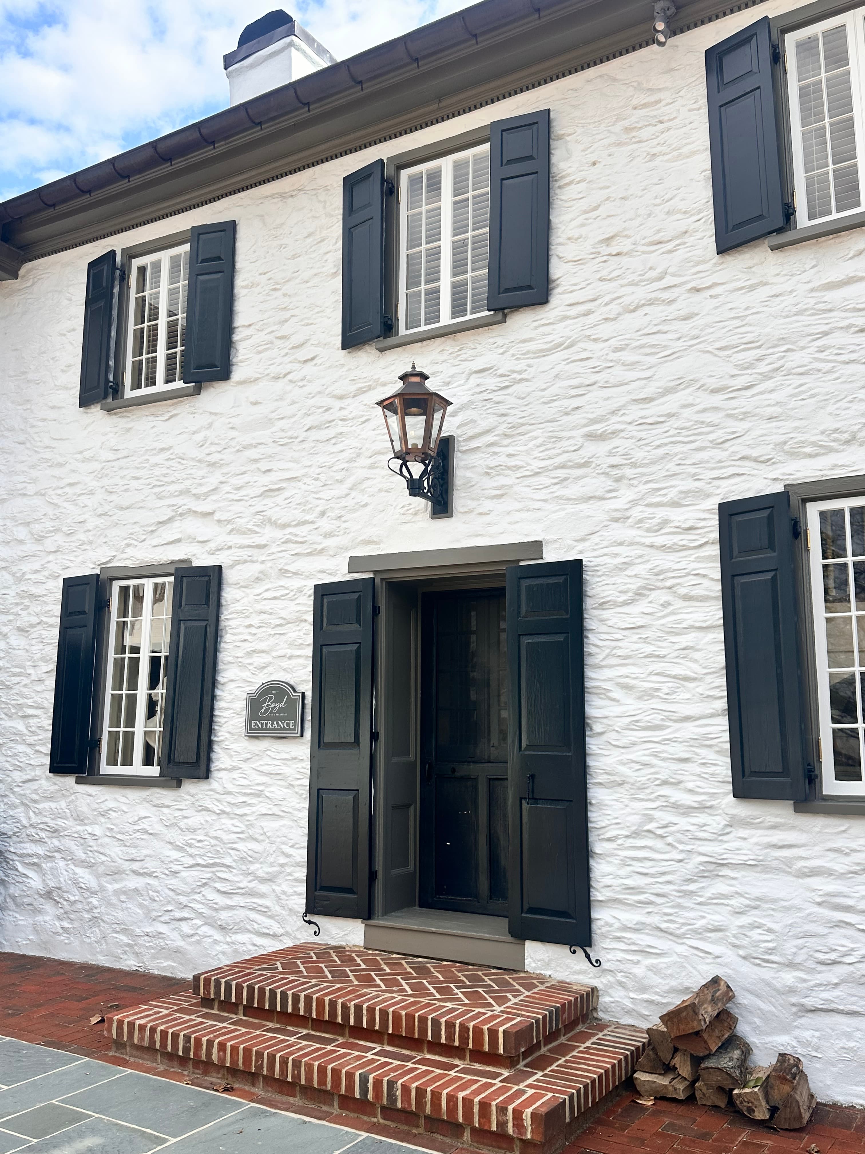 rear entrance door